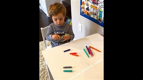 Super Simple Play Idea🖍🖊🖌 Montessori Activities Youtube