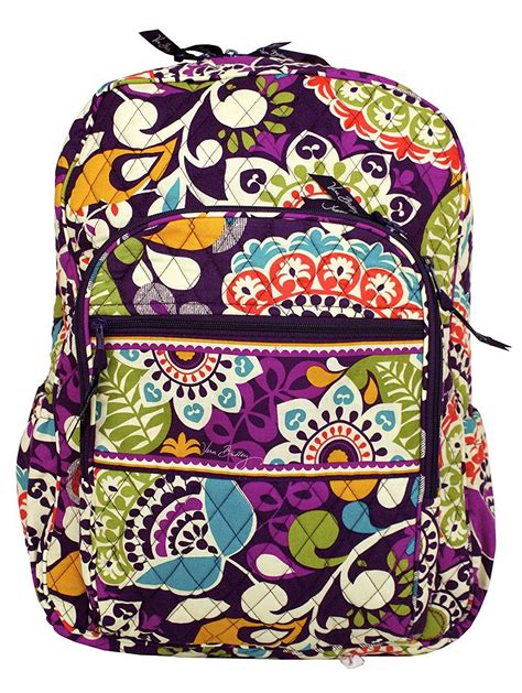 vera bradley campus backpack in plum crazy to view further visit now backpacking bags