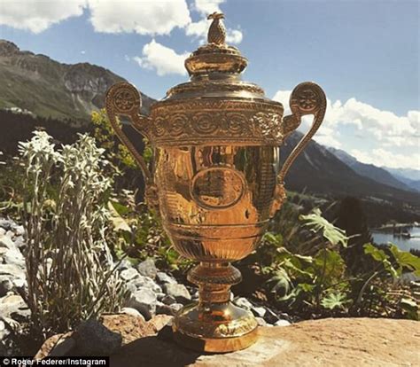 To join the wimbledon story this year. Roger Federer takes Wimbledon trophy back to Switzerland | Daily Mail Online