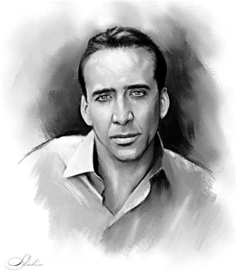 Nicolas Cage Drawing Drawing Skill