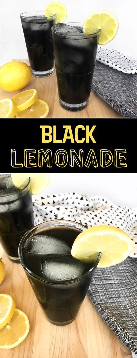 Black Lemonade Halloween Food For Party Food Halloween Drinks