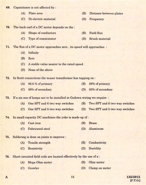 Spm paper 1 format (continuous writing) these exercises are handy and great for reinforcement of the knowledge the students have acquired. Kerala PSC Electrician Exam 2015 Question Paper Code ...