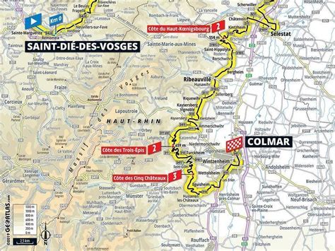 Tour De France Map 2019 Tour De France 2018 La Carte Du Parcours