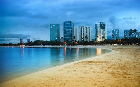 Official greater miami & beaches travel website. Miami Wallpapers: The City Skyline Across The Beach