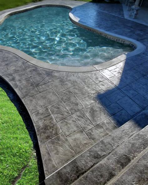 Diy Stained Concrete Pool Decks Transformations And Tips