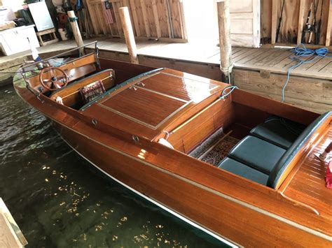 Classic Chris Craft Wooden Boat To Be Auctioned By Lga