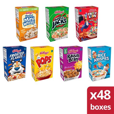 Kelloggs Breakfast Cereal Variety Pack 3201 Lb