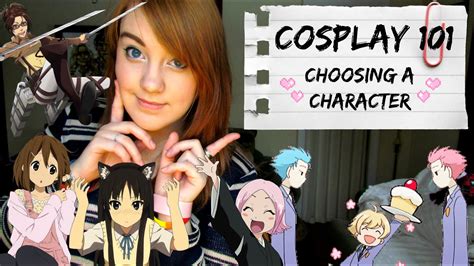 ⋇cosplay 101 Choosing A Character⋇ Youtube