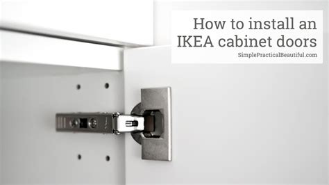 How To Install An Ikea Cabinet Door Youtube