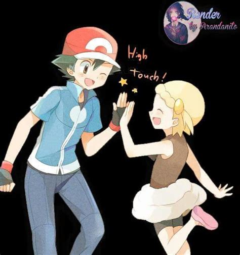 Beautiful Ash Ketchum With Bonnie I Give Good Credit To