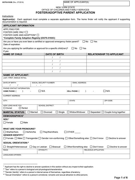 Dog Foster Application Template