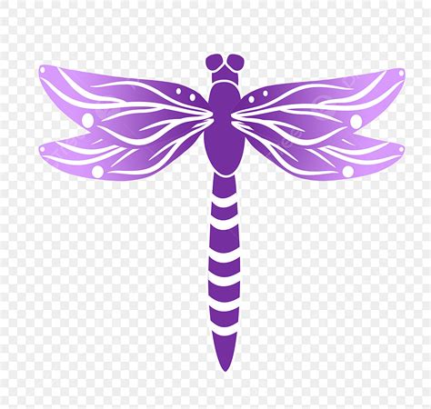 Purple Dragonfly Clipart