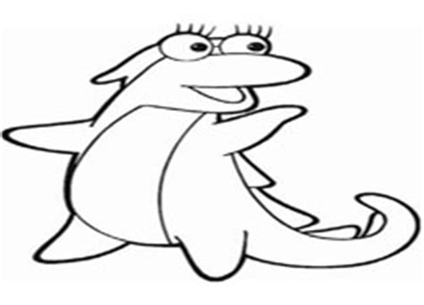Iguana coloring page iguana cartoon drawing at getdrawings free for personal use. Dora Coloring Pages