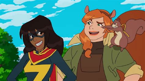 Ms Marvel And Squirrel Get Nuts In Marvel Rising Secret Warriors