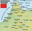Map of Morocco, Tanger (Morocco) - Map in the Atlas of the World ...