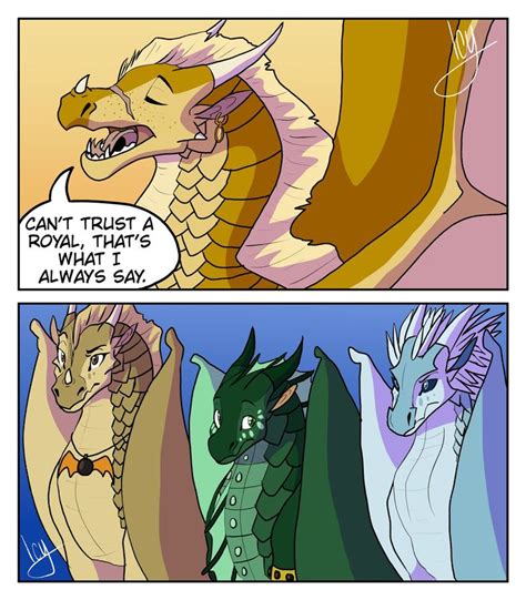 Cant Trust A Royal By Icyclaw09 On Deviantart Wings Of Fire Dragons