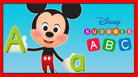 Disney Buddies Abcs Learn The Alphabet With Disney Characters Youtube