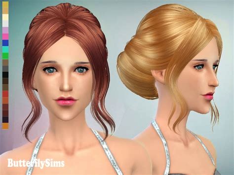 My Sims 4 Blog Butterflysims 124 And 085 Hairs For Females