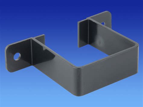 Wavin Squareline Downpipe Bracket Black Goodwins