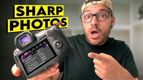 How To Take Sharper Photos With Any Camera Youtube