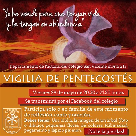 Vigilia De PentecostÉs Colegio San Vicente De Paúl Chillán