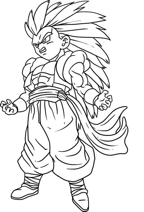 Dragon ball z coloring pages. Dragon Ball Z Trunks And Goten Join | Dragon Ball Z ...