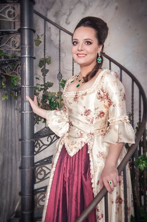Beautiful Woman In Old Historic Medieval Dress Stock Photo Image Of