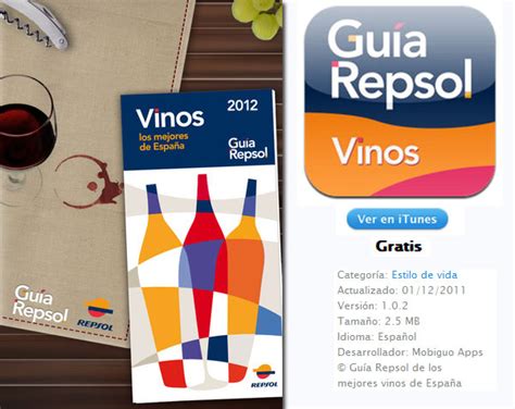 12 febrero, 2013, 21:05:33 ». Guía Repsol 2012 de Vinos para iPhone | Gastronomía & Cía