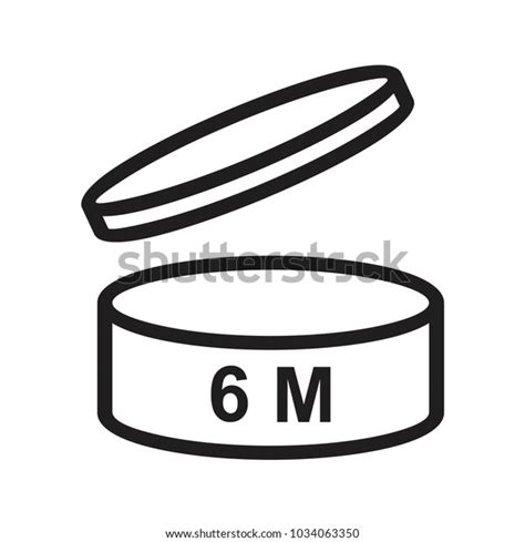 Expiration Date After Product Opening Symbols Stock Vector Royalty
