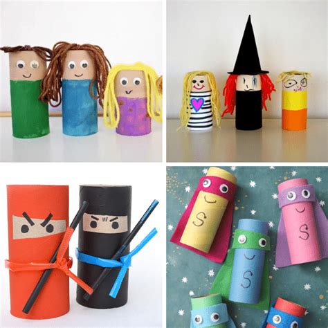 30 Cardboard Tube Crafts For Any Time Of Yr Kids Early Stag Toys And Fun
