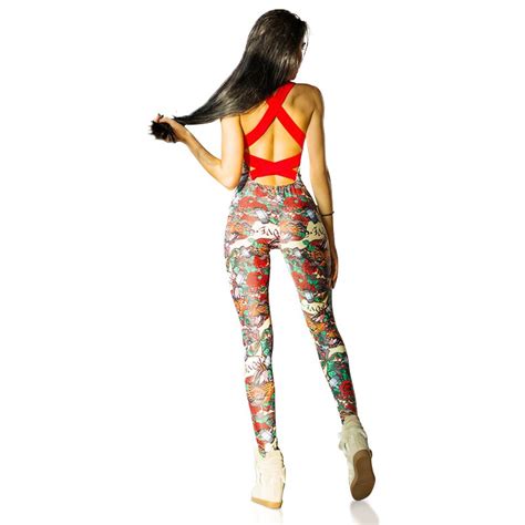 women sexy yoga jumpsuits sport suit kit sleeveless backless female gym clothes flower print