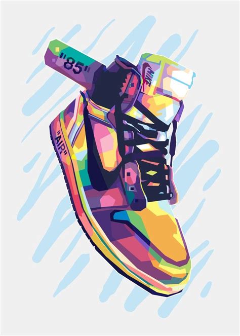 Air Jordan Art Toiles De Peinture Autocollant Stickers Pop Art