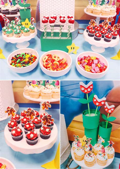 Super Mario Bros Birthday Party Ideas Photo 17 Of 19 Catch My Party