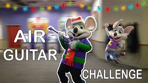 Chuck E Cheese Air Guitar Challenge Who Does It Best Youtube