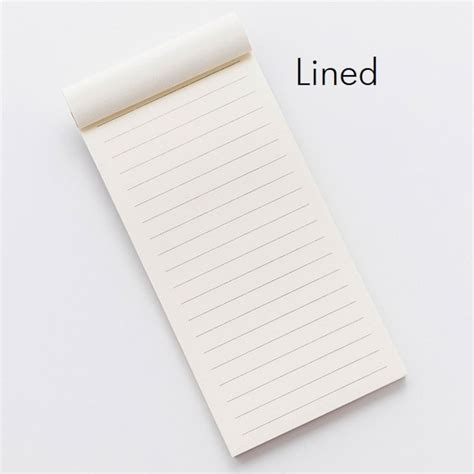 Basic Notepad To Do Listlinedgridblank Checklist Etsy Uk