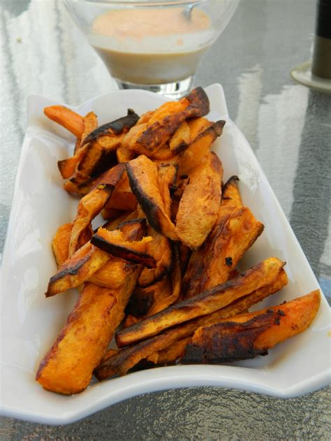 Scatter with thyme, if you like. Taste of August: Sweet Potato Fries with Zesty Dipping Sauce