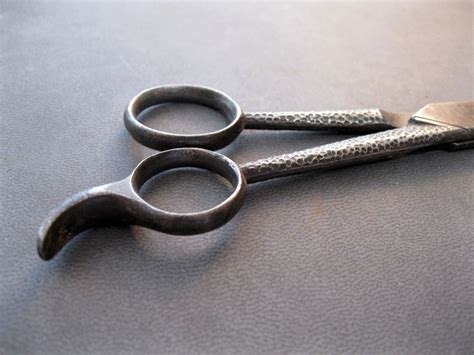 Vintage Hair Scissors Ornate Textured Sweeney Todd Old Etsy