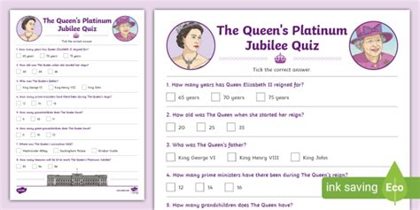 Queens Jubilee Quiz Questions Twinkl Teacher Made