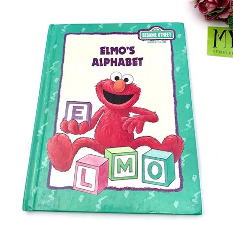Sesame Street Book Club Elmo S Alphabet Hardcover Etsy