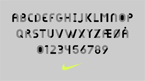 Nike Custom Typeface On Behance