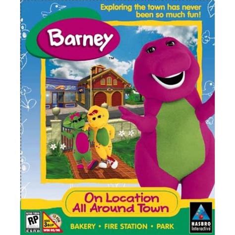 Barney On Location All Around Town Video Games C9b