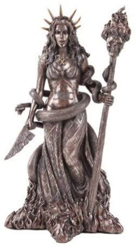 Greek Goddess Hecate 10 Inches Wiccan Witchcraft Statue Etsy Hecate