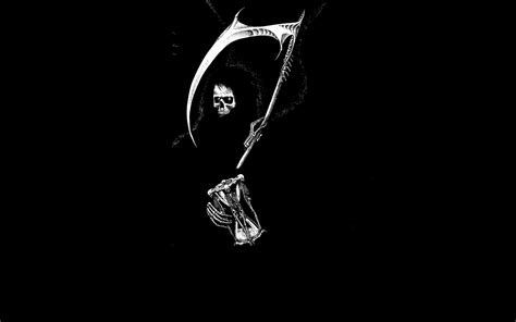 1440x900 Digital Art Grim Reaper Death Dark Spooky Skull Teeth Bones