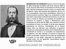 Maximiliano de Habsburgo #Mexico #PresidentesdeMexico #Gobernantes # ...