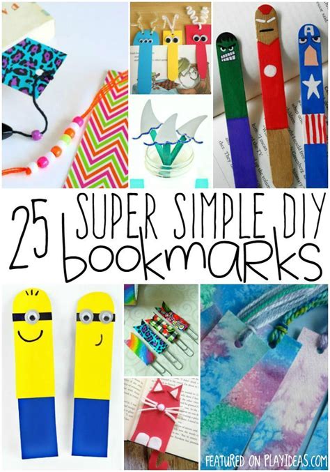 25 Diy Bookmarks For Kids Bookmarks Kids Diy Bookmarks Arts And