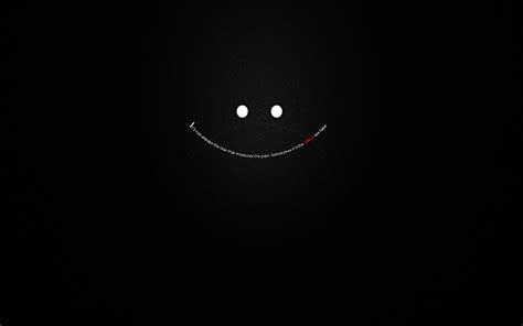 Smiley Black And White Wallpaper