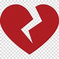 Heart broken , Broken heart Emoji Symbol Emoticon, broken heart ...