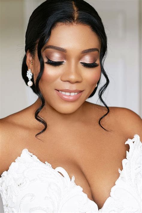 30 Black Bride Makeup Ideas Black Bridal Makeup Bride Makeup Bridal