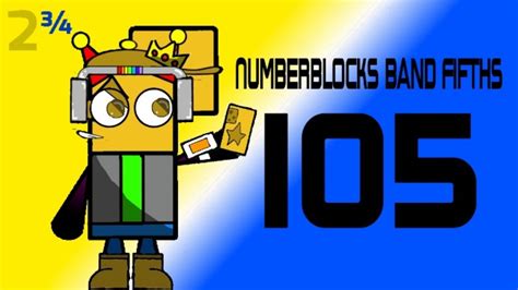 Numberblocks Band Fifths 105 Bonus Youtube