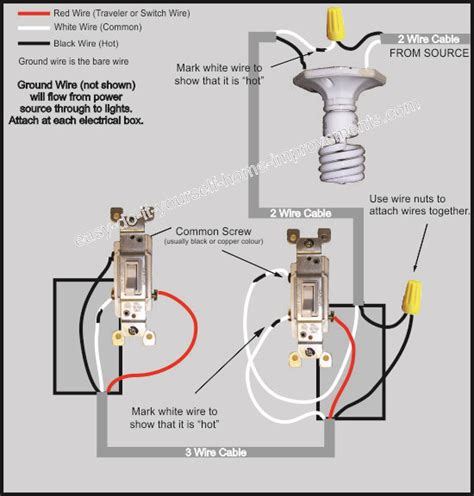 Wiring Diagram Three Way Switch Wiring Technology